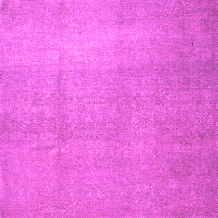 Square Machine Washable Abstract Pink Contemporary Rug, wshcon1212pnk
