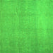 Serging Thickness of Abstract Green Contemporary Rug, con1212grn