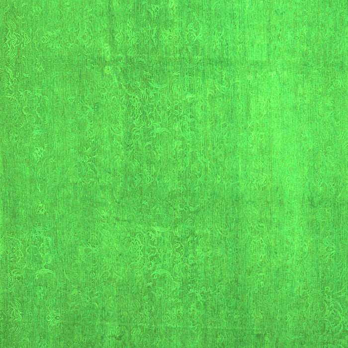 Abstract Green Contemporary Rug, con1212grn