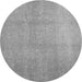 Square Abstract Gray Contemporary Rug, con1212gry