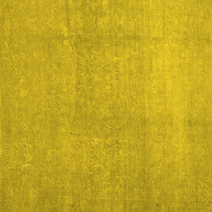 Abstract Yellow Contemporary Rug, con1212yw