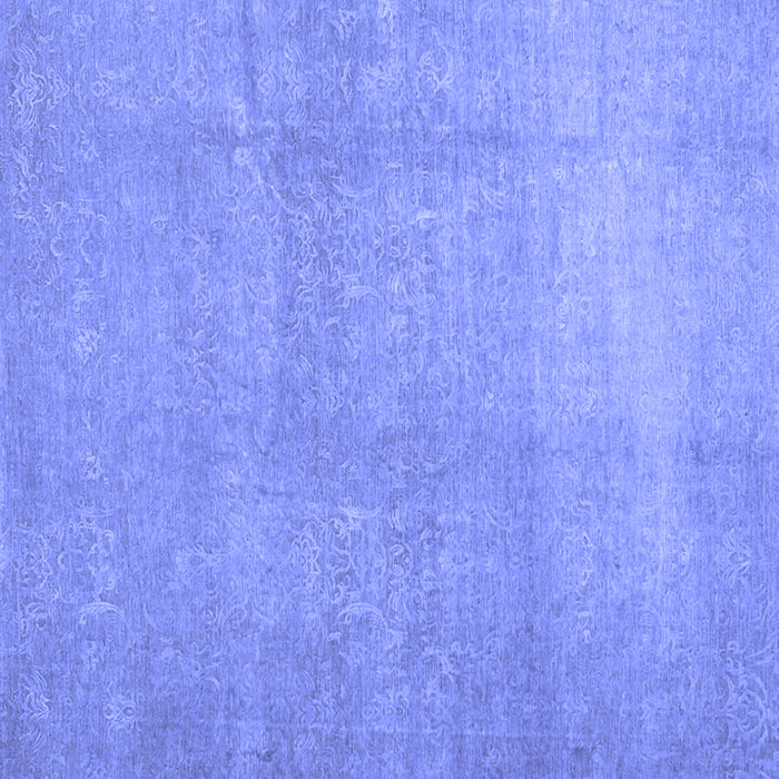 Abstract Blue Contemporary Rug, con1212blu