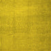 Square Abstract Yellow Contemporary Rug, con1212yw