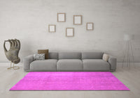 Machine Washable Abstract Pink Contemporary Rug, wshcon1212pnk