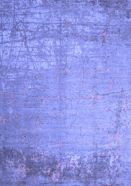 Abstract Blue Contemporary Rug, con1213blu