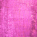 Square Abstract Pink Contemporary Rug, con1213pnk