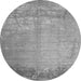 Square Abstract Gray Contemporary Rug, con1213gry