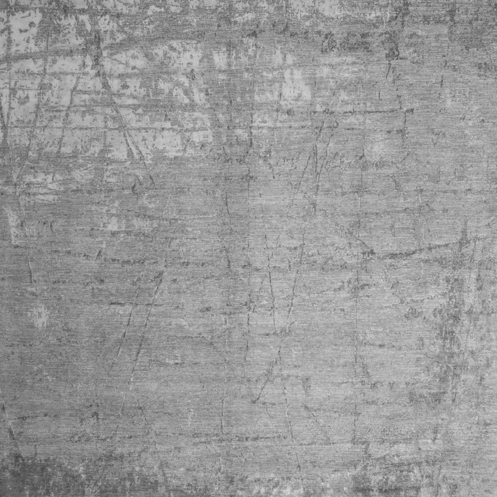 Serging Thickness of Machine Washable Abstract Gray Contemporary Rug, wshcon1213gry