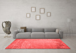 Contemporary Red Washable Rugs