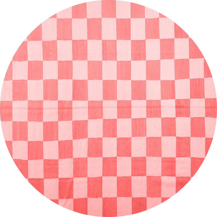 Checkered Red Modern Rug, con1214red