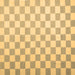 Square Checkered Brown Modern Rug, con1214brn