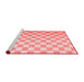 Modern Red Washable Rugs