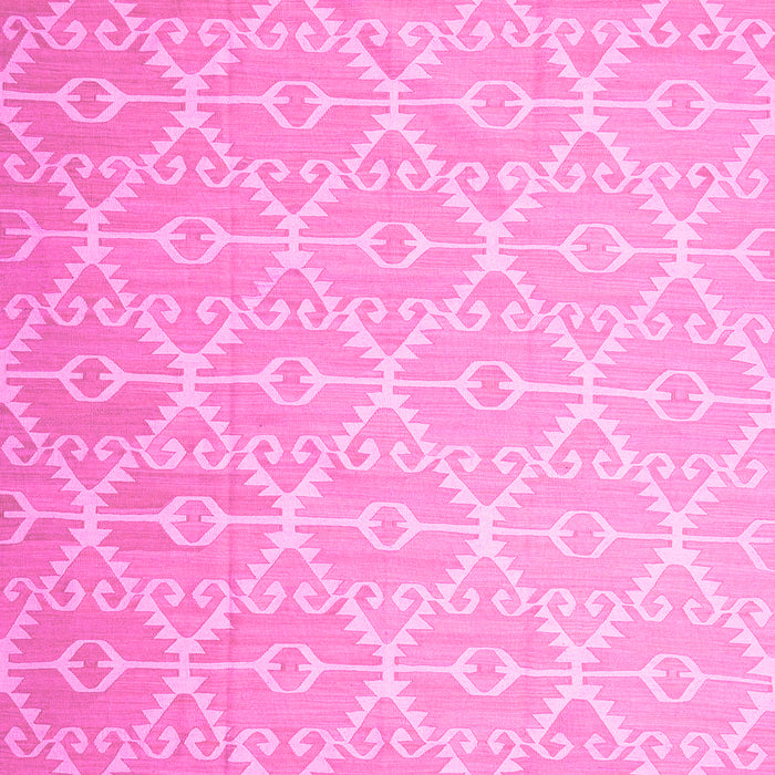 Machine Washable Abstract Pink Contemporary Rug, wshcon1215pnk
