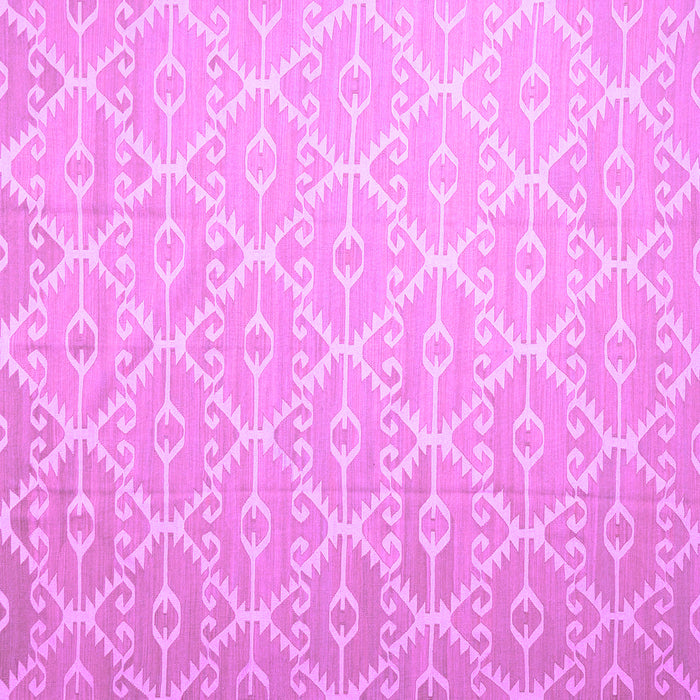 Square Abstract Purple Contemporary Rug, con1215pur