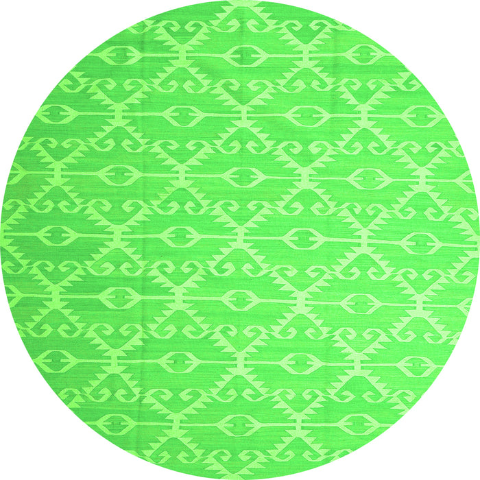 Machine Washable Abstract Green Contemporary Area Rugs, wshcon1215grn