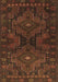 Abstract Brown Contemporary Rug, con1216brn