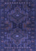 Abstract Blue Contemporary Rug, con1216blu