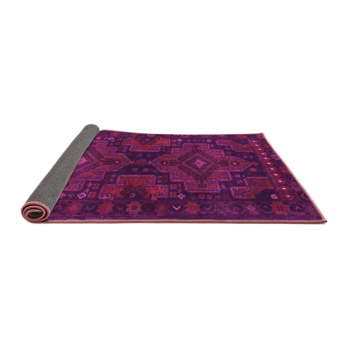 Sideview of Abstract Pink Contemporary Rug, con1216pnk