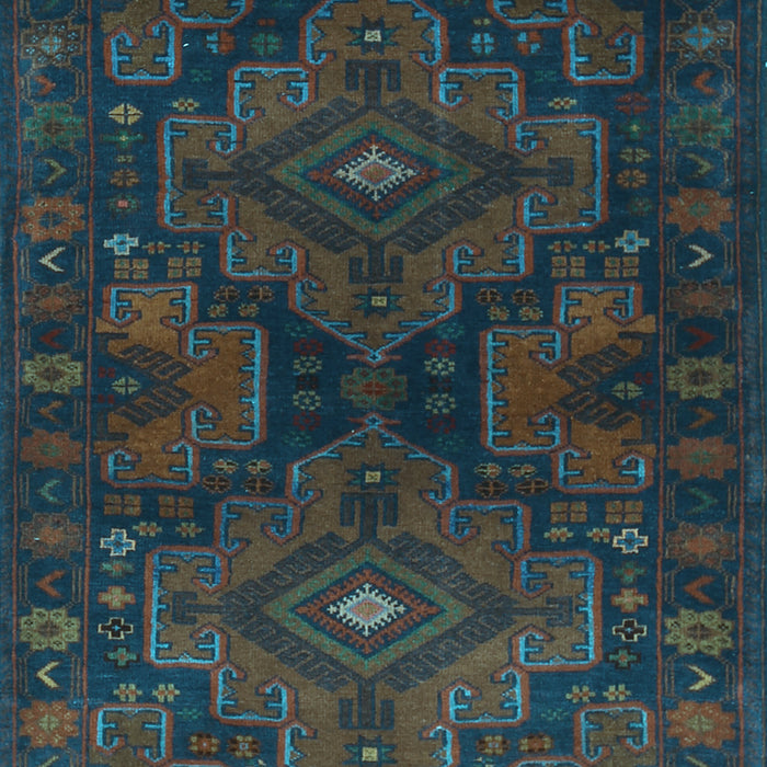 Machine Washable Abstract Light Blue Contemporary Rug, wshcon1216lblu