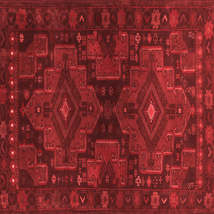 Abstract Red Contemporary Rug, con1216red