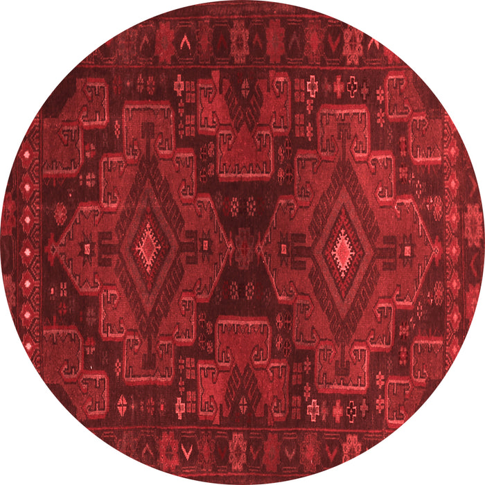 Abstract Red Contemporary Rug, con1216red