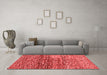 Contemporary Red Washable Rugs