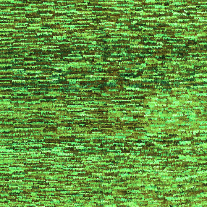 Serging Thickness of Machine Washable Abstract Green Contemporary Area Rugs, wshcon1217grn