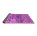 Sideview of Abstract Purple Contemporary Rug, con1217pur