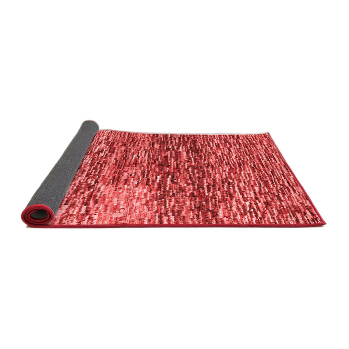 Abstract Red Contemporary Area Rugs