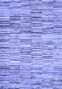 Abstract Blue Contemporary Rug, con1218blu