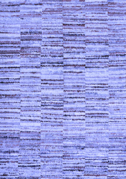Abstract Blue Contemporary Rug, con1218blu