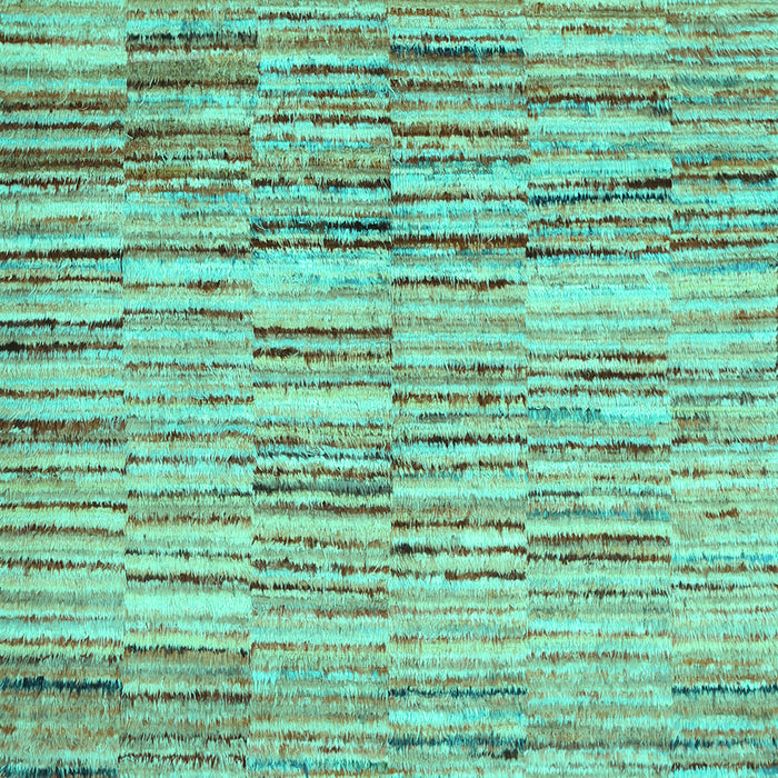 Abstract Turquoise Contemporary Rug, con1218turq