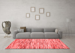 Contemporary Red Washable Rugs