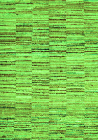 Abstract Green Contemporary Rug, con1218grn