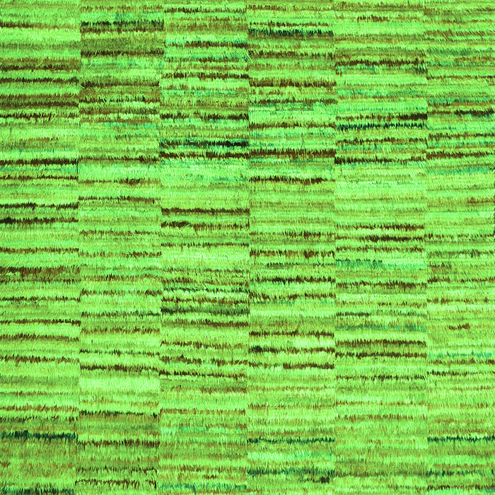Abstract Green Contemporary Rug, con1218grn