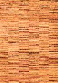 Abstract Orange Contemporary Rug, con1218org