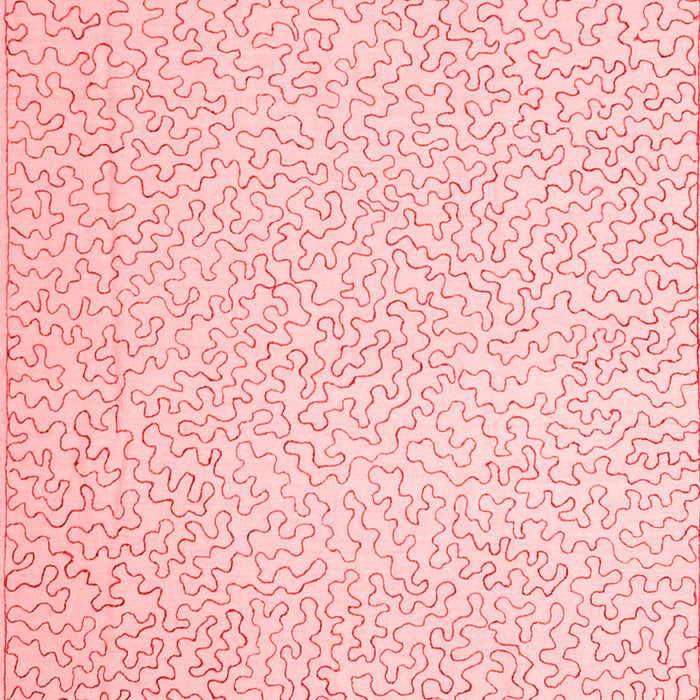 Abstract Red Contemporary Area Rugs