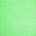 Square Abstract Emerald Green Contemporary Rug, con1219emgrn