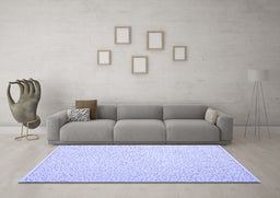 Machine Washable Abstract Blue Contemporary Rug in a Living Room, wshcon1219blu