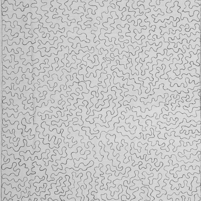 Serging Thickness of Machine Washable Abstract Gray Contemporary Rug, wshcon1219gry