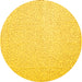 Round Abstract Yellow Contemporary Rug, con1219yw