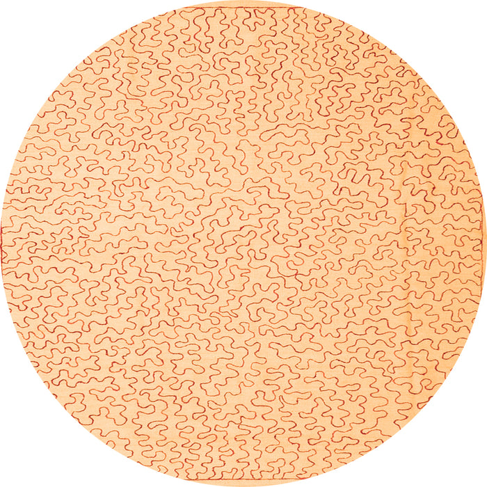 Machine Washable Abstract Orange Contemporary Area Rugs, wshcon1219org