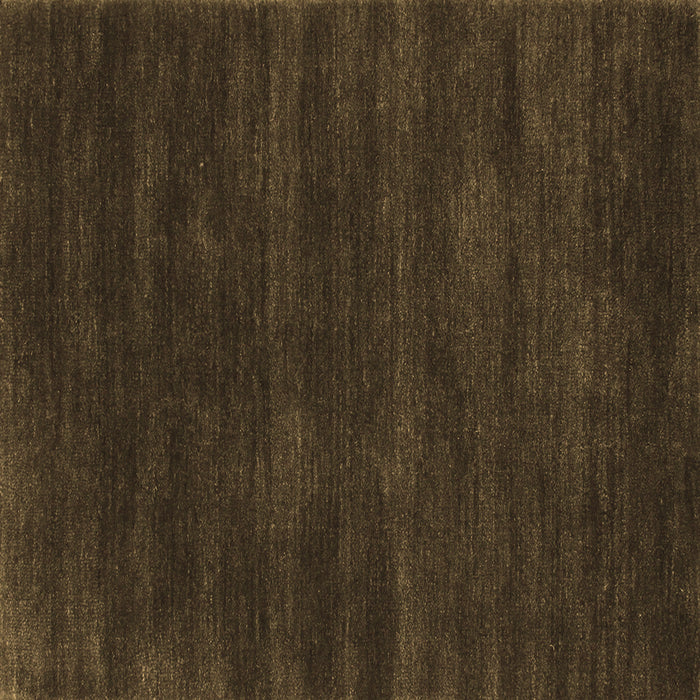 Square Abstract Brown Contemporary Rug, con121brn