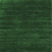 Square Abstract Emerald Green Contemporary Rug, con121emgrn