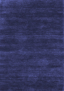 Abstract Blue Contemporary Rug, con121blu