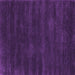 Square Abstract Purple Contemporary Rug, con121pur