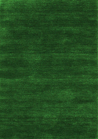 Abstract Green Contemporary Rug, con121grn