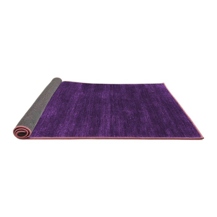 Sideview of Abstract Purple Contemporary Rug, con121pur