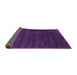 Sideview of Abstract Purple Contemporary Rug, con121pur