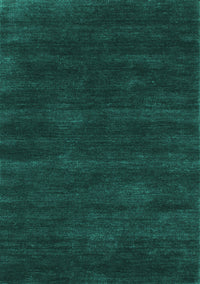 Abstract Turquoise Contemporary Rug, con121turq